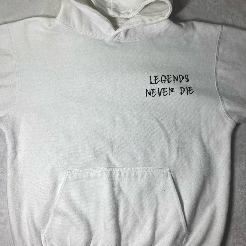 Juice Wrld ✨ 999 White Legends Never Die Hoodie Size Medium
